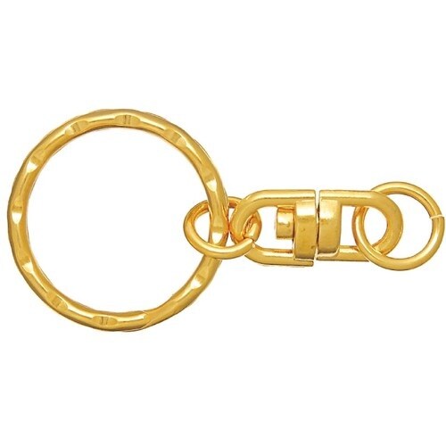 ニッサチェイン ゴールド鉄キーホルダー (100個