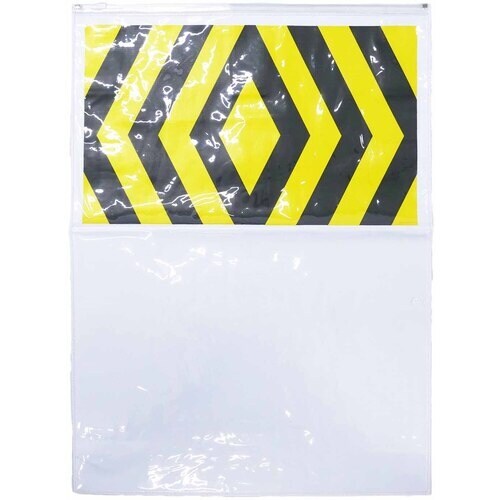 グリーンクロス 両面差込タンカン標識 トラ柄