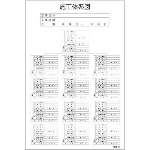 グリーンクロス マンガ標識 GEB−15 施工体系