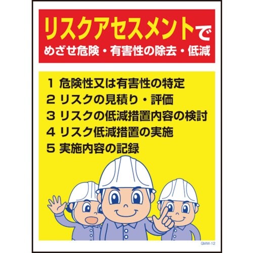 グリーンクロス マンガ標識 GMW−12 リスクア