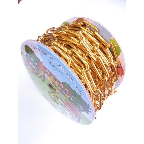 ニッサチェイン アルミ合金リンク 15m巻 金