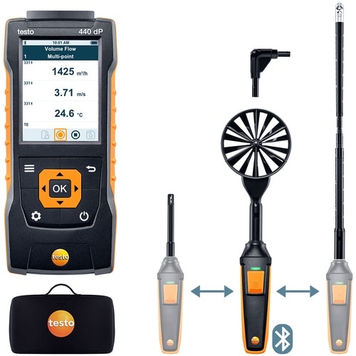 TESTO ベーン式風速計 testo 440dP