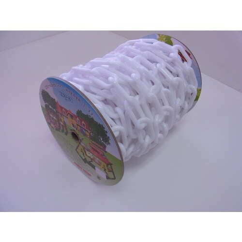 ニッサチェイン プラカラーリンク 15m巻 白