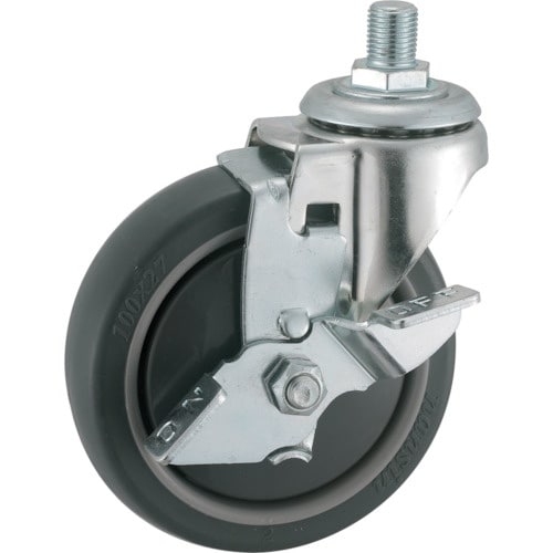 テラモト カート類・共用キャスター100φ ストッ