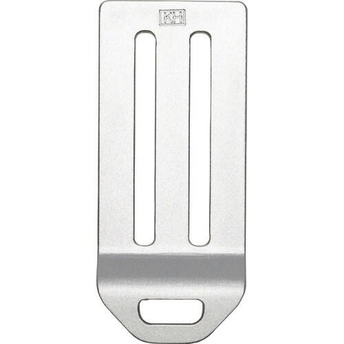 KH アルミ製D環止 2穴下穴付 シルバ−