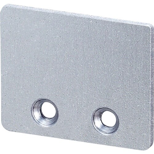 岡田 カーテンレール D40アルミキャッププレート