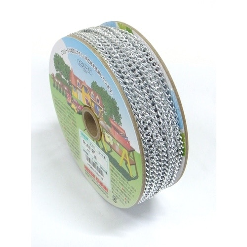 ニッサチェイン アルミFマンテル 30m巻 銀