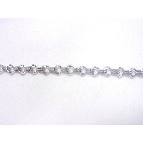 ニッサチェイン アルミカラーチェン 30m 銀