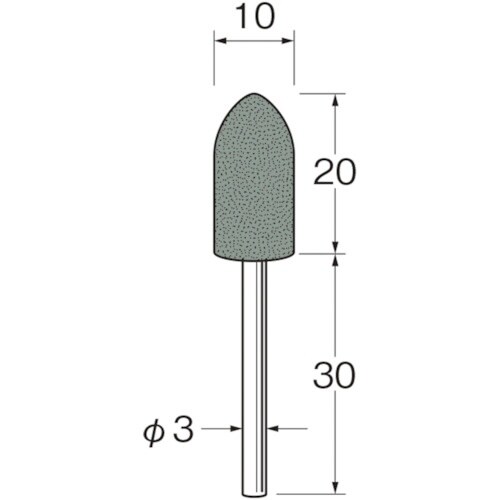 リューター 軸付ラビン砥石(一般用)R4422粒度