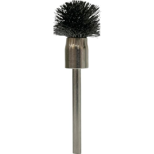 リューター 軸付傘型ブラシ軸径(mm):3毛材:硬