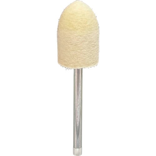 リューター 軸付フェルトバフ砲弾型幅(mm)20