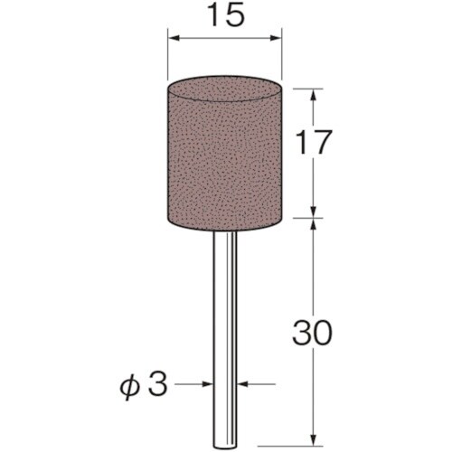 リューター 軸付ラビン砥石(一般用)R4361粒度