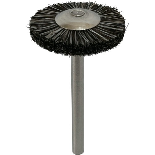リューター 軸付ホイール型ブラシ軸径(mm):3毛