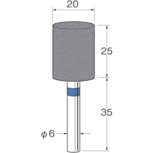 リューター 軸付セラミックゴム砥石(金属研削用)外