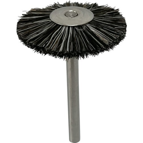 リューター 軸付ホイール型ブラシ軸径(mm):3毛