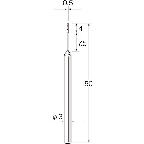 リューター 機械研削用軸付電着ボラゾン砥石(インタ