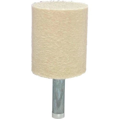 リューター 軸付フェルトバフ円筒型幅(mm)30