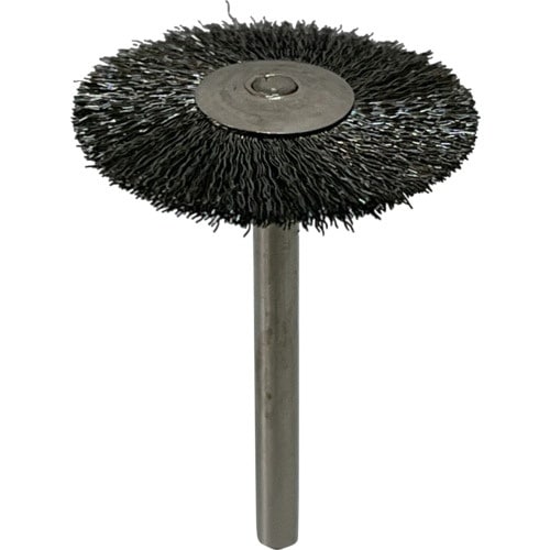 リューター 軸付ホイール型ブラシ軸径(mm):3毛