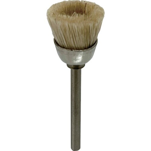 リューター 軸付カップ型ブラシ軸径(mm):3毛材