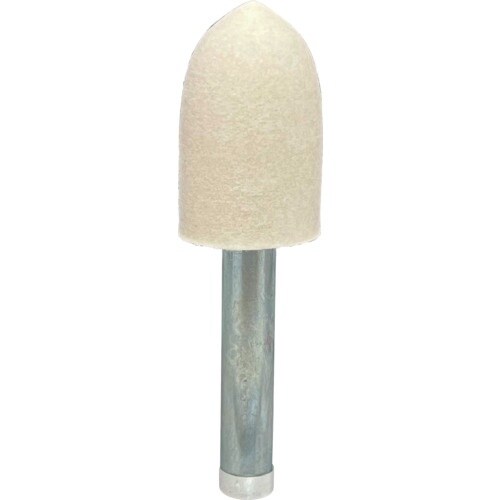 リューター 軸付フェルトバフ砲弾型幅(mm)25