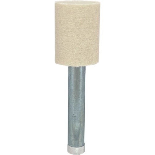 リューター 軸付フェルトバフ円筒型幅(mm)20