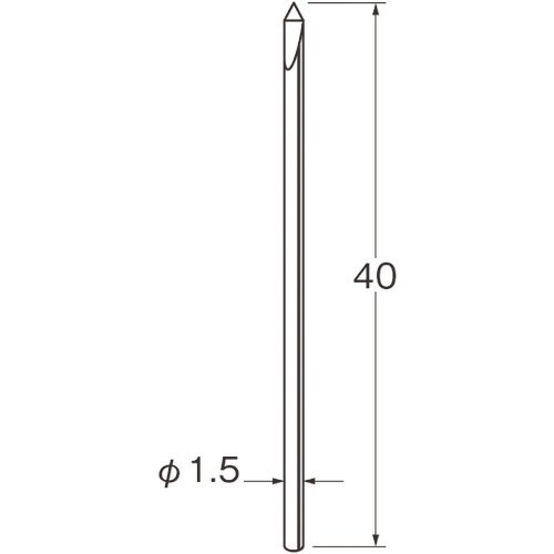 リューター 超硬タガネ彫刻用Q6012