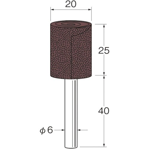 リューター ロールサンダー外径(mm):20粒度(