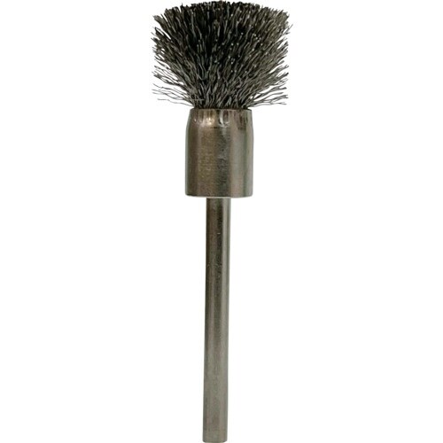 リューター 軸付傘型ブラシ軸径(mm):3毛材:ス