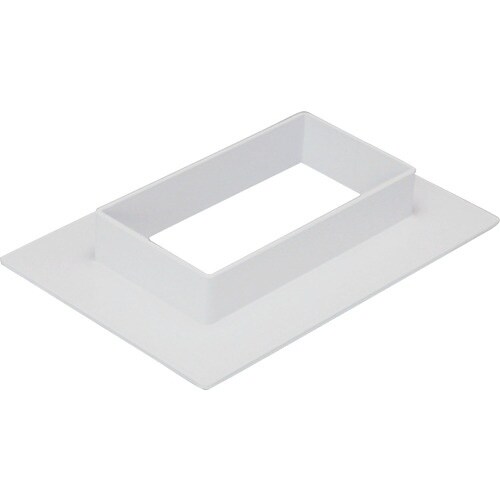 マサル エムケーダクト付属品 フランジ 8号 ホワ