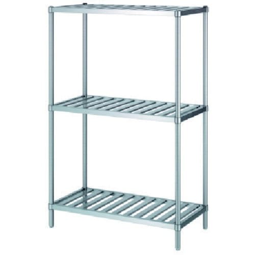 シンコー ステンレスラックスノコ棚3段 RSN3型