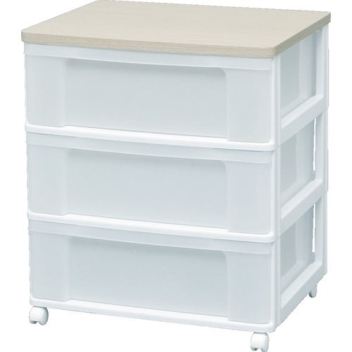 IRIS 226127 ウッドトップチェスト ホワ