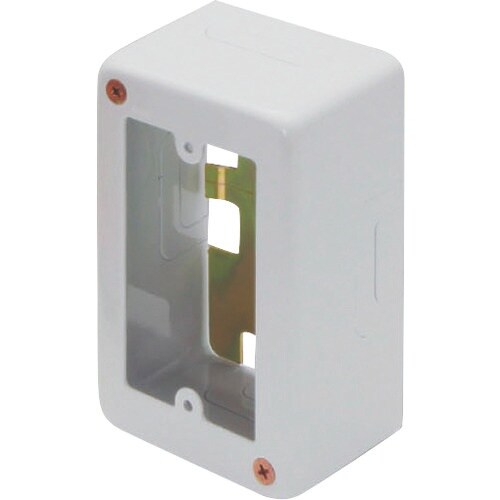 マサル メタルモール付属品 1個用スイッチボックス