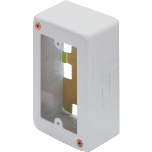 マサル メタルモール付属品 1個用スイッチボックス