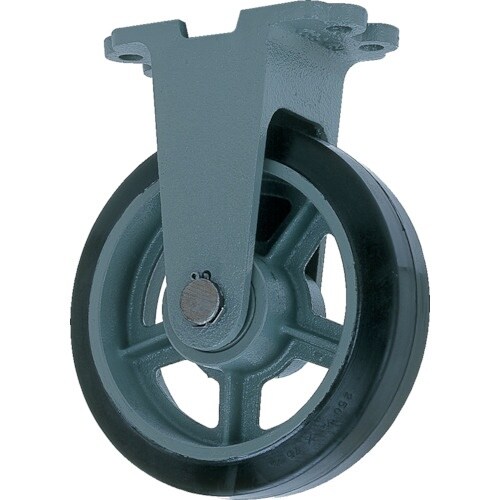 ヨドノ 鋳物重荷重用ゴム車輪固定車付き HBーk2