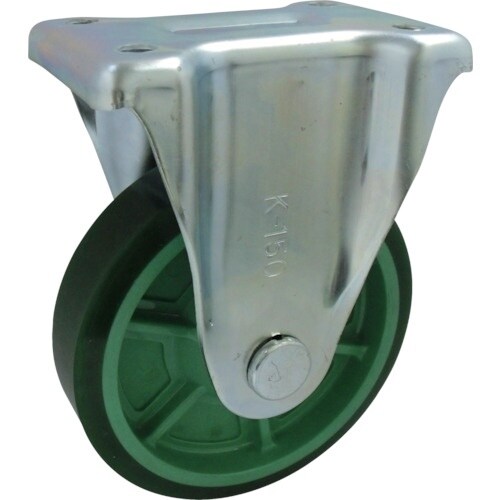 ヨドノ 樹脂製ウレタンゴム車輪(ベアリング無)固定