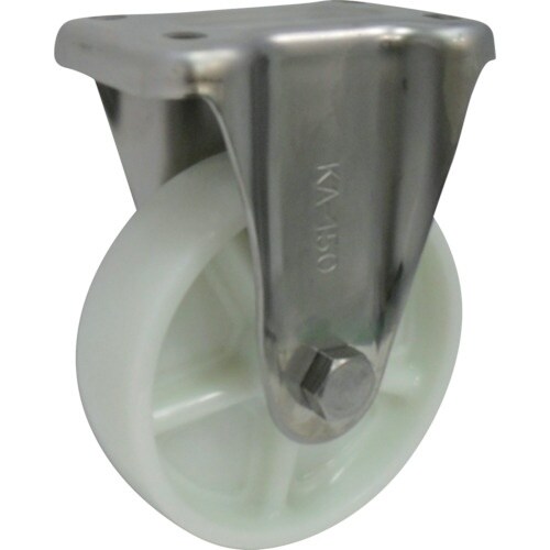 ヨドノ ナイロン車輪ステンレス製固定車付