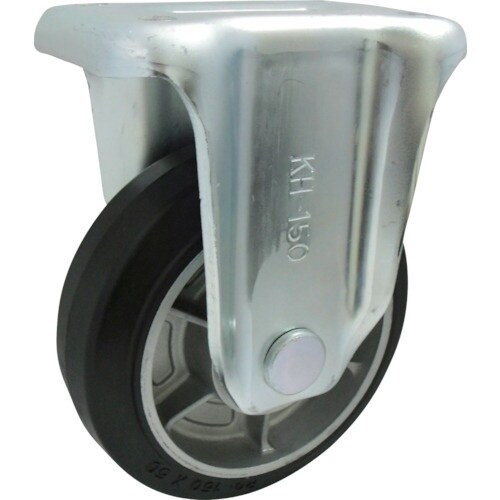 ヨドノ 重荷重用ポリブタジェンゴム車輪固定車付