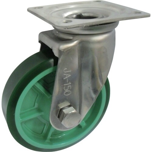 ヨドノ 樹脂製ウレタンゴム車輪ステンレス製自在車付
