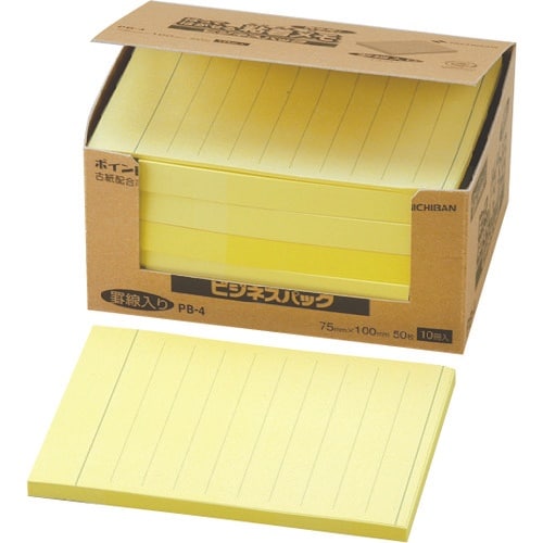 ニチバン ふせん 印刷規格品 ポイントメモPB−4