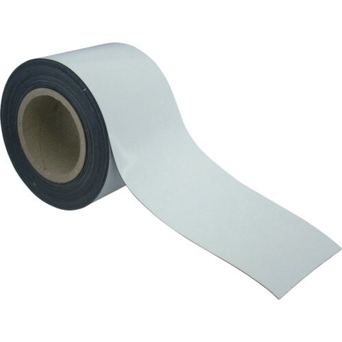 サンケー マグネットシートつや有白100mmx10