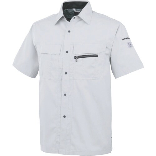 コーコス 半袖シャツA−4457 33シルバーSS