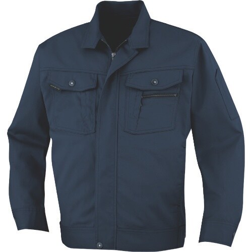 コーコス 立体カットブルゾン 1ネイビー 3L