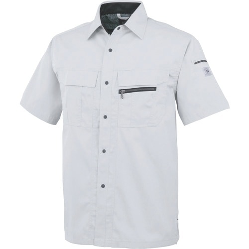 コーコス 半袖シャツA−4457 33シルバーSM