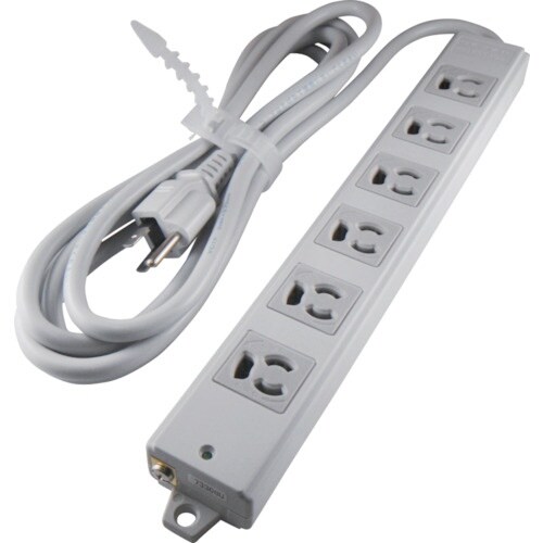 アメリカン電機 抜止形 OAタップ6ケ口 接地2P