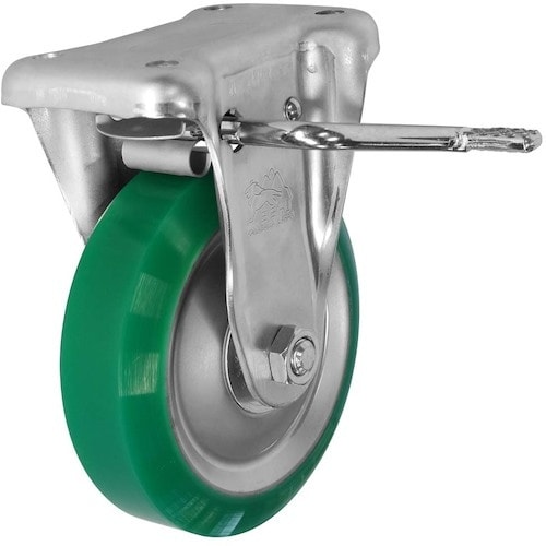 シシク スタンダードプレスキャスター 固定左ストッ