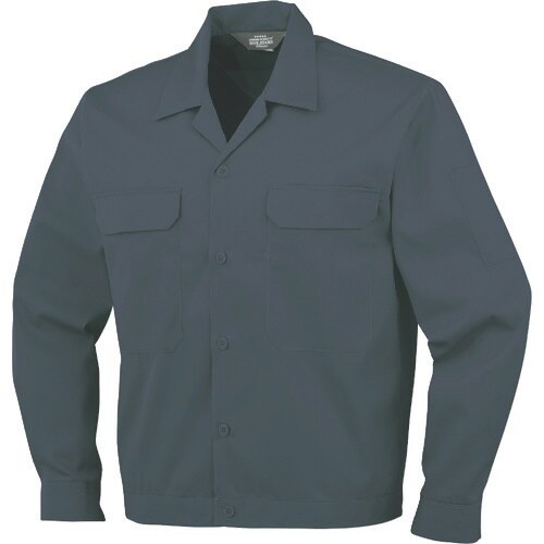 コーコス 開襟長袖ブルゾンA−6651 23 チャ