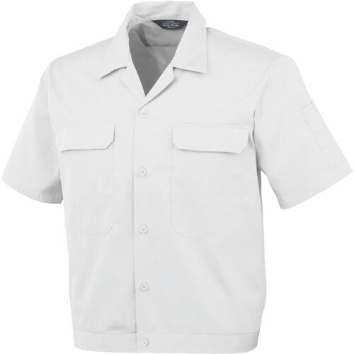 コーコス 開襟半袖ブルゾンA−6650 33 シル