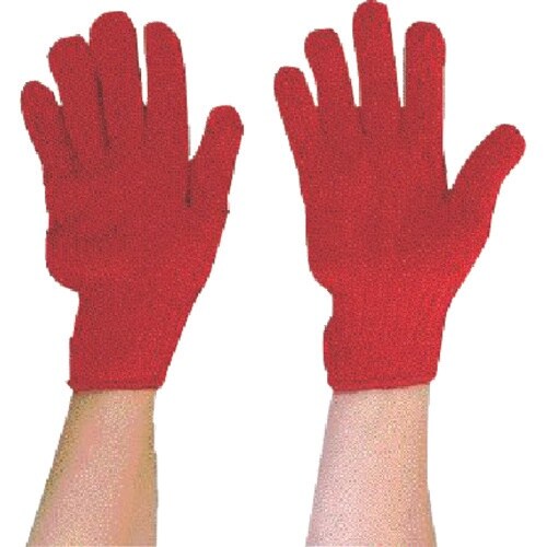 丸和ケミカル カラーナイロン軍手 赤