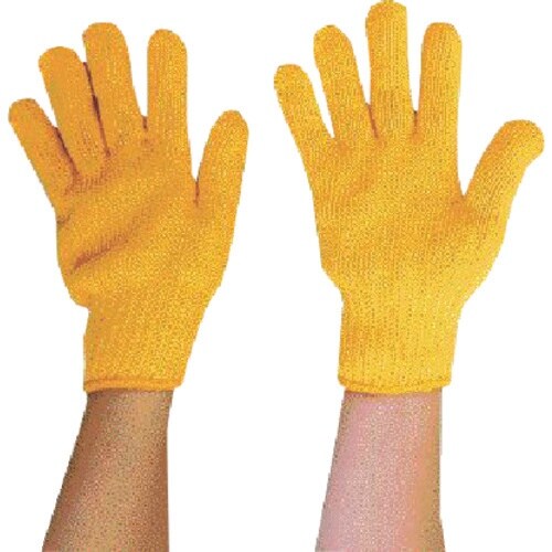 丸和ケミカル カラーナイロン軍手 黄