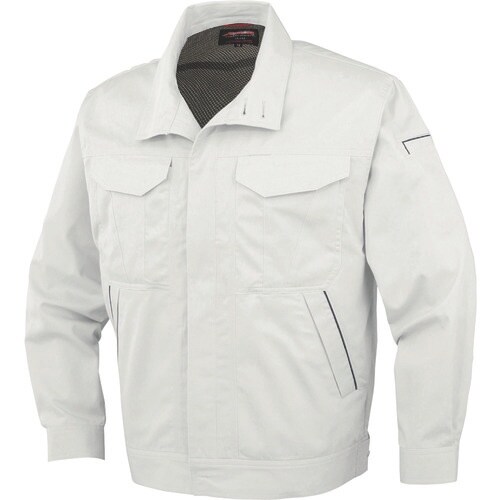 コーコス 比翼長袖ブルゾンA−742 3プラチナS